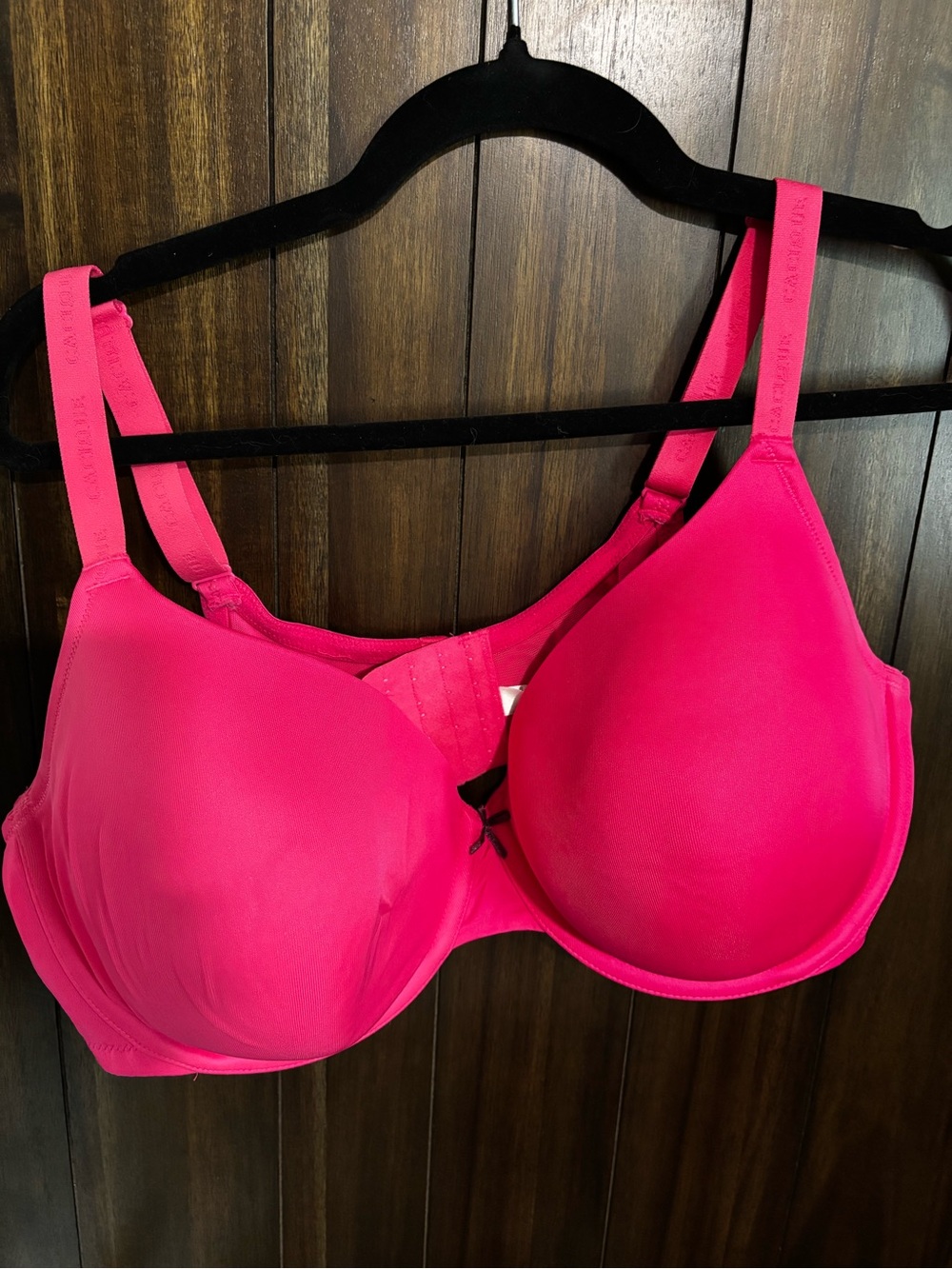 Cacique Hot Pink Smooth Full Coverage Bra